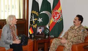 RAWALPINDI: German Ambassador calls on COAS Raheel Sharif in GHQ today 