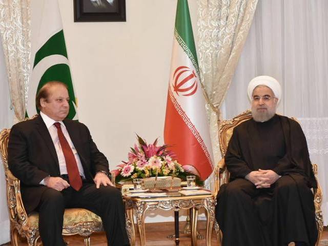 Iranian President Dr. Hasan Rouhani meets PM Nawaz Sharif in Islamabad