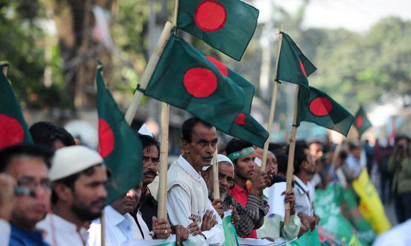 Thousands throng streets of Dhaka against Haseena Wajid Secularism 