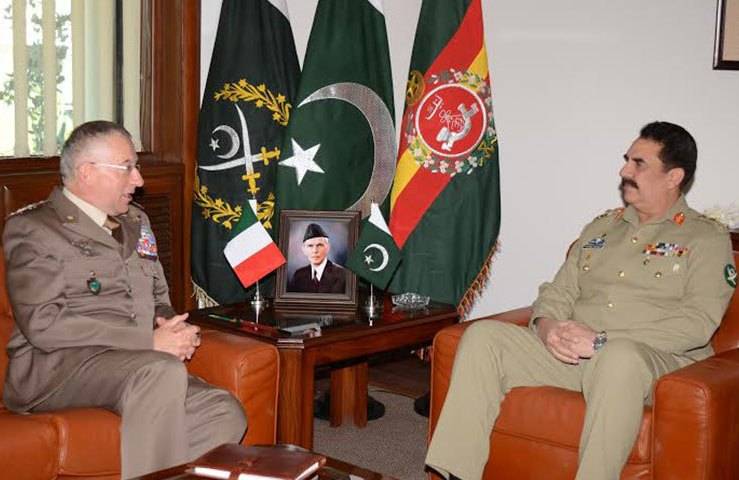 Italian Chief of Defense calls on COAS