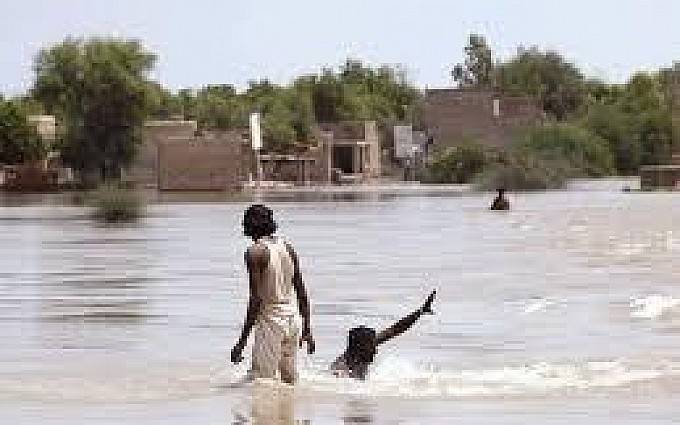 Flood water wreaks havoc