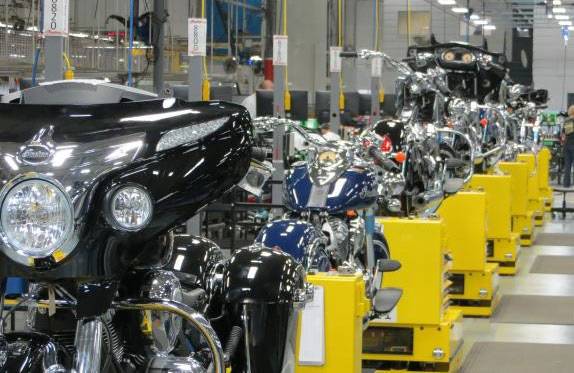 Motorcycle production register increase in FY 2016