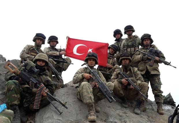 Turkish Armed Forces flex muscles against intruders