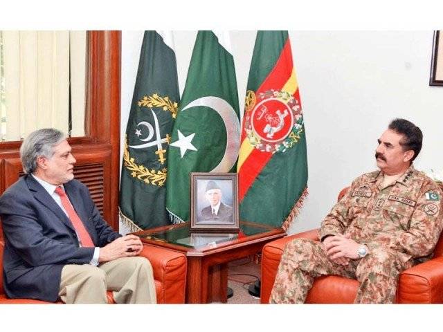 Finance Minister Ishaq Dar holds important meeting with COAS  