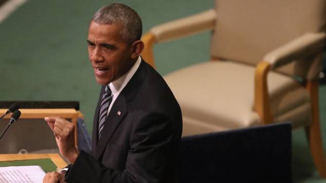 US President Barack Obama farewell address in UNGA             