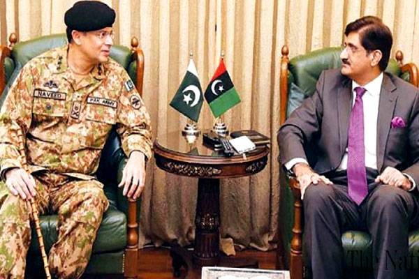 Corps Commander Karachi calls on Sindh CM