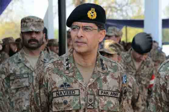 Lieutenant General Naveed Mukhtar visits Rangers Headquarters Karachi