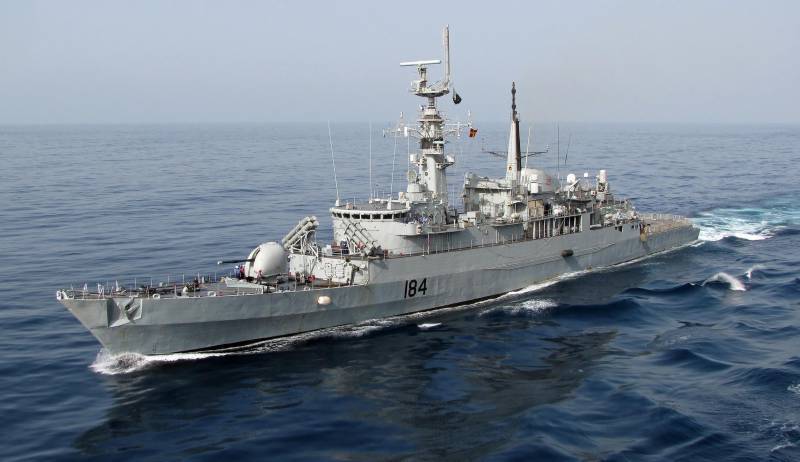 Pakistan Naval Ship docks at Alexandria Port, Egypt 