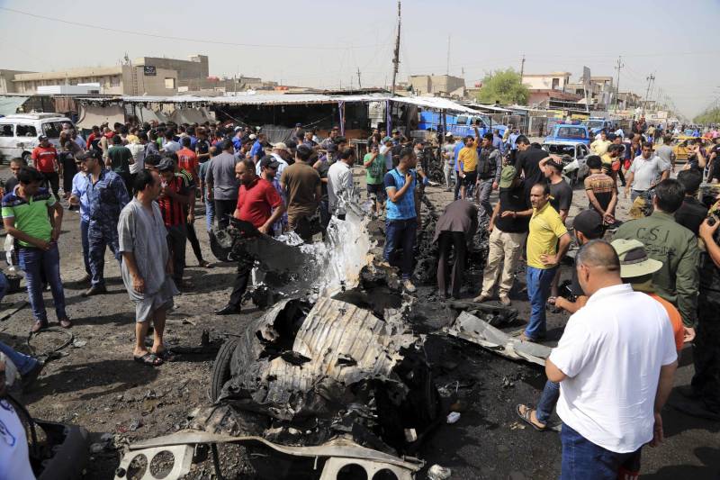 Baghdad suicide car bomb blast plays havoc