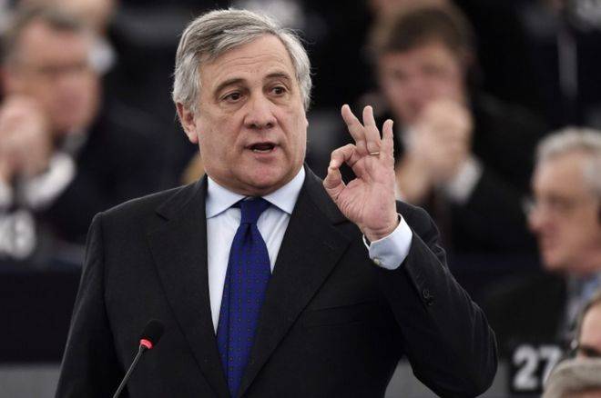 Antonio Tajani elected as EU Parliament President in a bitter fight