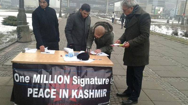 Kashmir Council EU launches One Million Signature campaign across Europe