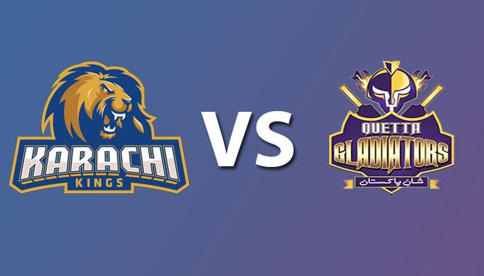 Karachi Kings Vs Quetta Gladiators match time update