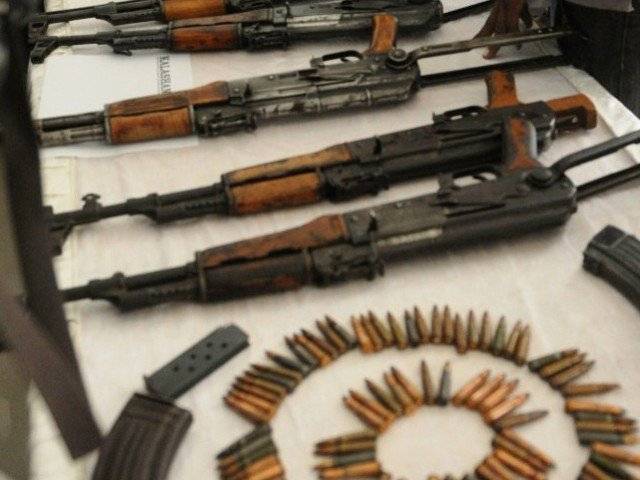 Islamabad Police recovers cache of weapons during search operation