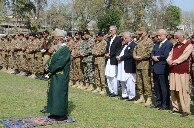 Martyred soldier's funeral prayer offered