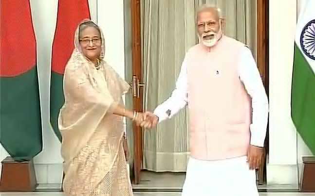 -PpEd- Narendra Modi gives Sheikh Hasina Wajid a defence credit line