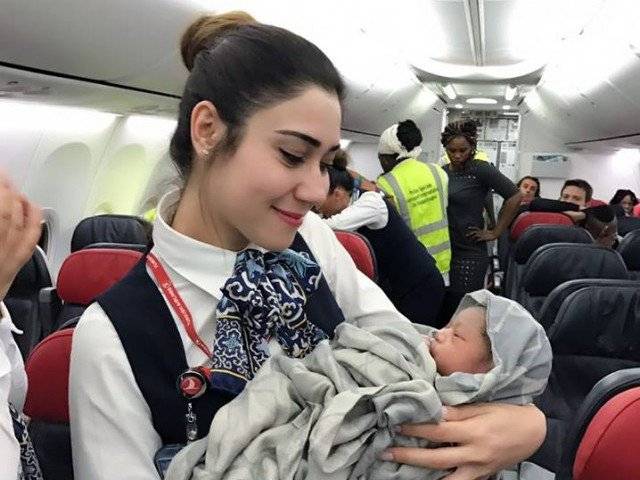 Turkish Airlines flight: How crew help woman deliver baby in flight