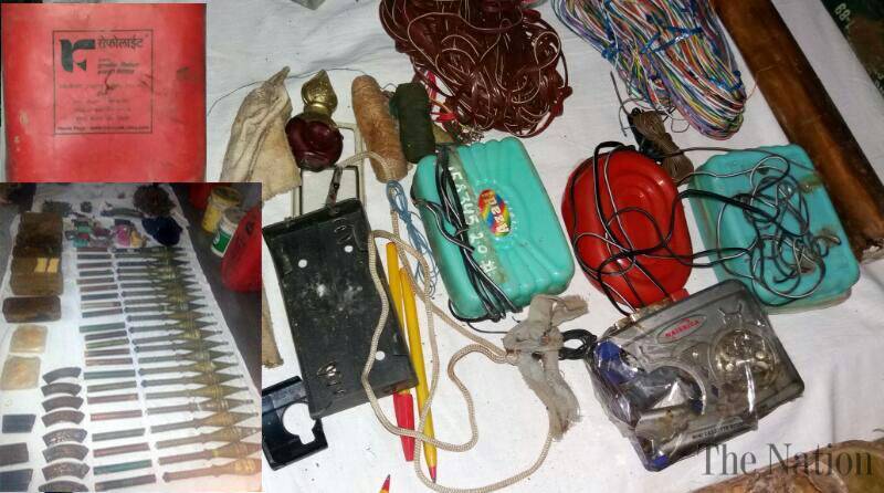 Operation Raad-ul-Fasaad: Indian made drums, arms recovered