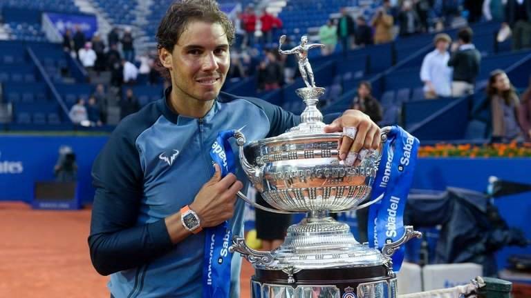 Rafael Nadal clinches Barcelona Open Trophy