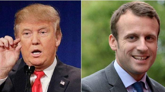 Trump congratulates Macron over winning in Presidential race