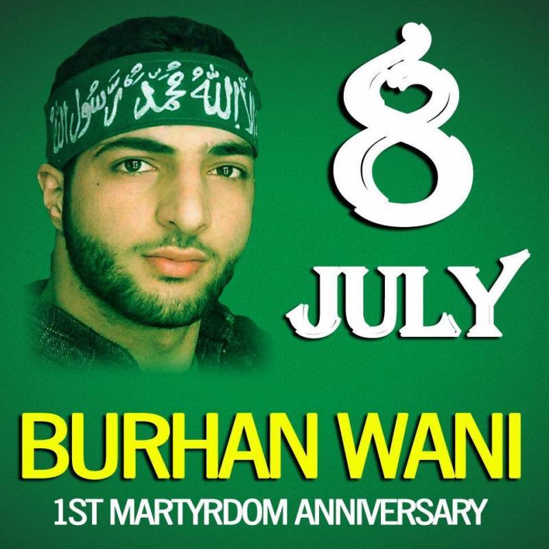 Burhan Wani home in occupied Kashmir raided by Indian troops on his first martyrdom anniversary