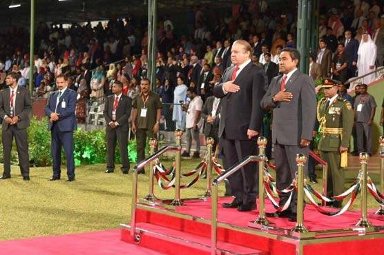 PM Nawaz Sharif attends 52nd Independence day celebrations of Maldives as Chief Guest