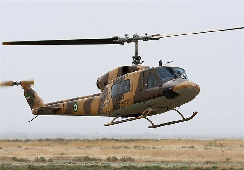 Iranian Army Helicopter crashes in the North