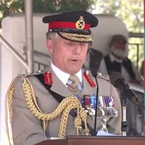 Passing out parade held at PMA Kakul, British Army Chief being the Chief Guest