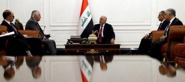 ABADI defends role of Iranian-backed paramiltaries at meeting with Tillerson