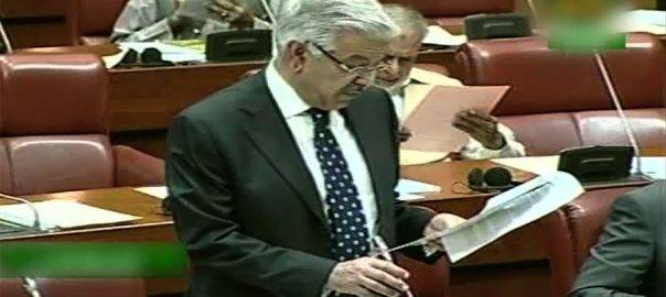 US conceals its failures by holding Pakistan responsible, says Kh Asif