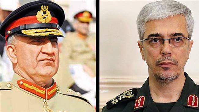 Pakistan Iran Army Chiefs vow to enhance defence and military ties