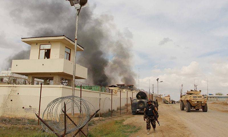 Afghan Taliban attack National Police Headquarters