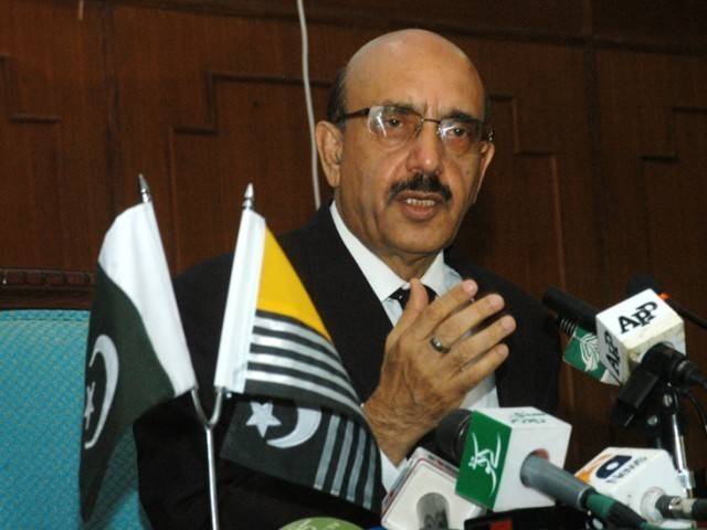 AJK president left before cultural performances in London