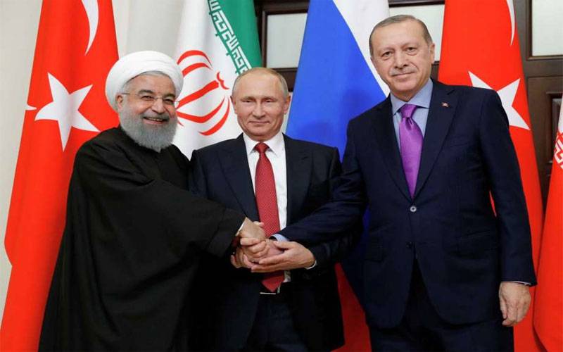 Turkey, Russia, Iran reiterate support for Syria's territorial integrity