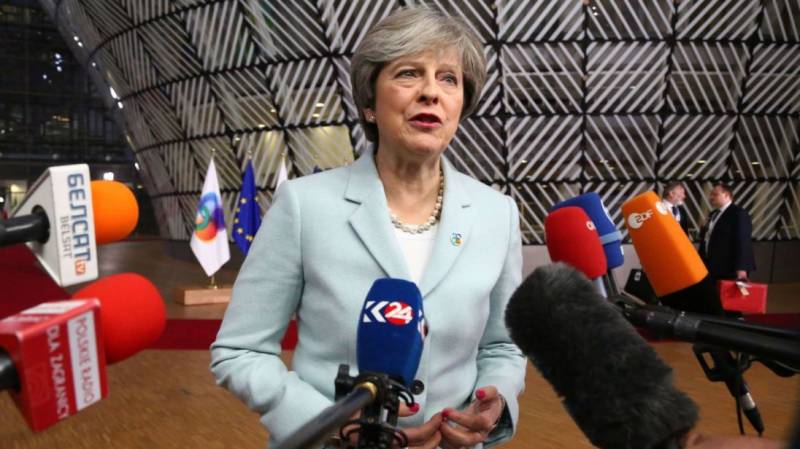 British PM in Brussels for talks on country's exit from EU