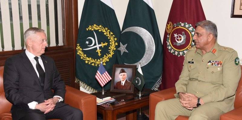 Pentagon Chief assures COAS, Pakistan's concern of Indian use of Afghan soil to be addressed