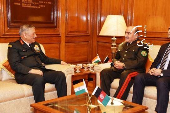 Afghanistan Army Chief discuss strategic ties with Indian Army Chief in New Delhi