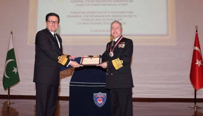 Pakistan Navy Chief awarded with 