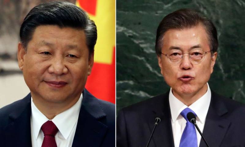 South Korean President in China on visit to repair ties