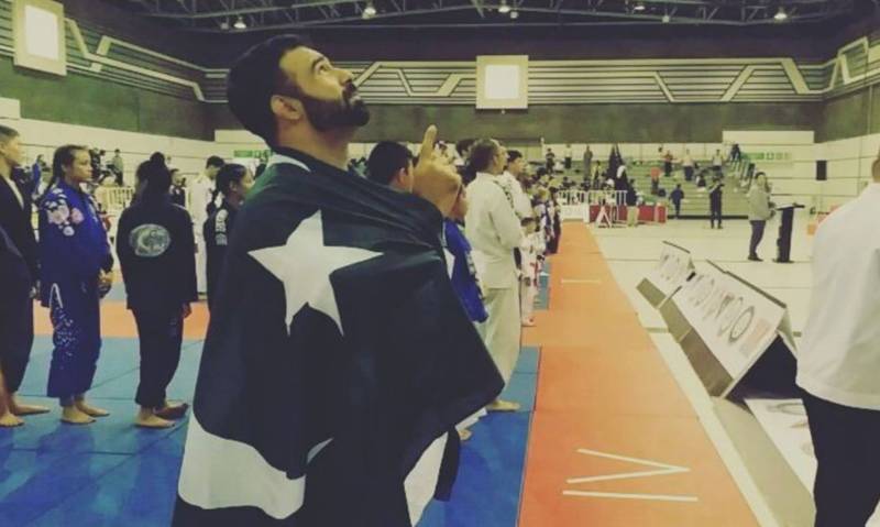 Pakistan MMA Star Bashir Ahmed wins gold medal in JiuJitsu Championship in Thailand