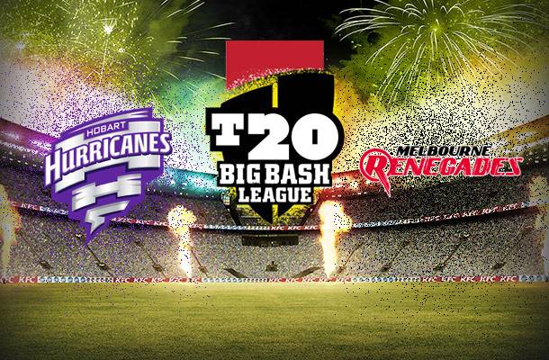 Big Bash League 2017-18: Hobart Hurricanes take on Melbourne Renegades