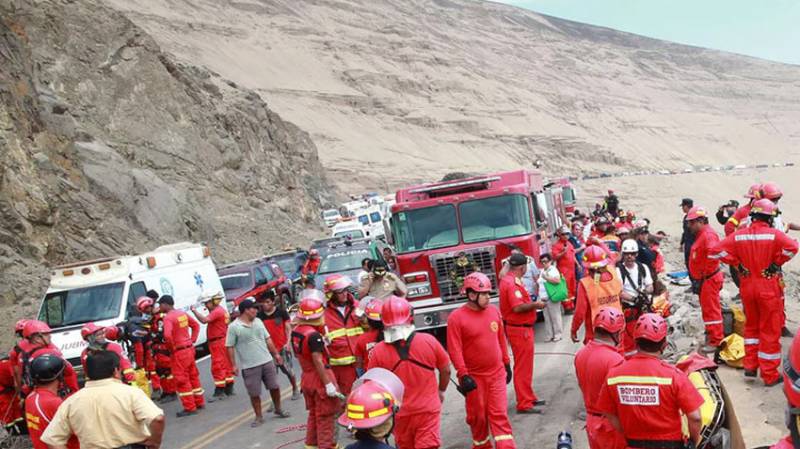 46 people killed in road accident in Peru