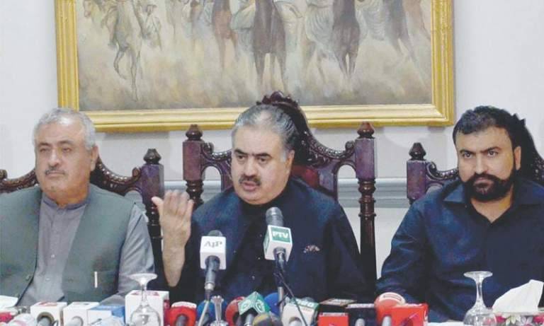 CM Baluchistan Sana Ullah Zehri resigns