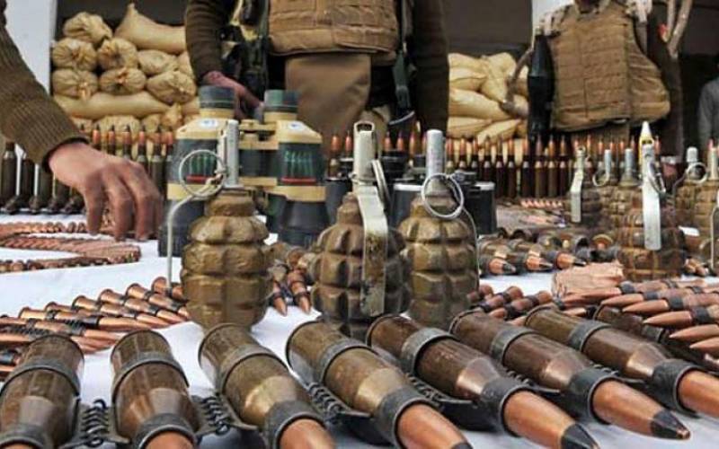 CTD foils terrorism bid, recovers huge cache of weapons and ammunition