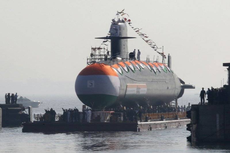 India fueling submarine race; raises security concerns in region by launching third Scorpene class submarine