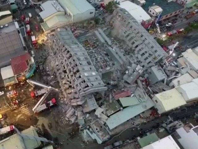 Taiwan hotel collapses after 6.4-magnitude quake