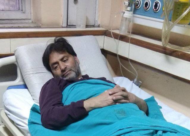 JKLF Chairman Yasin Malik admitted in hospital over deteriorating health