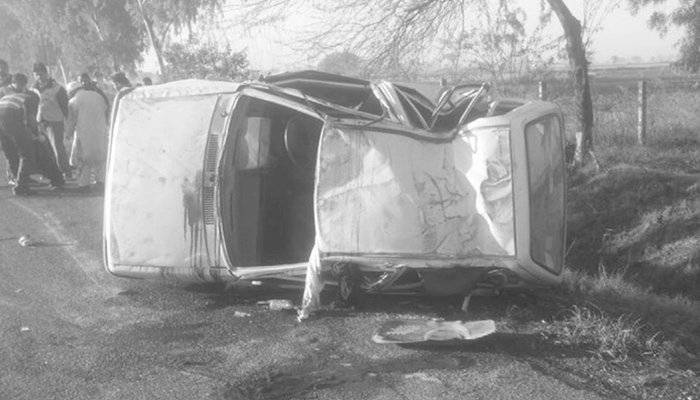 Car accident in Chakwal leaves four dead, one injured