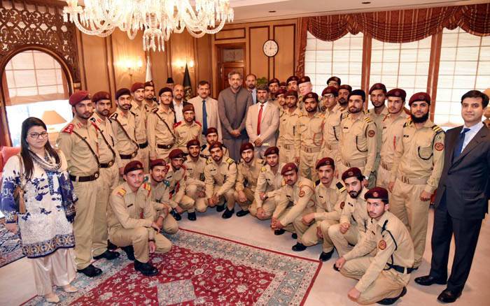 Students of cadet college Mastung visit PM House