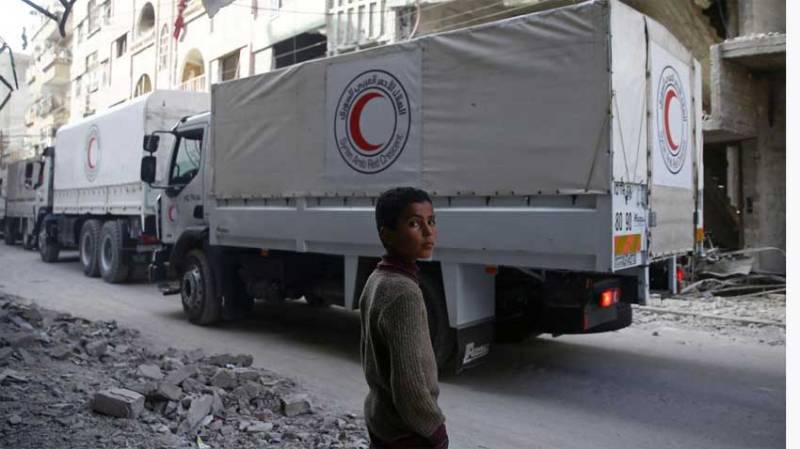 Aid to enter Syria's eastern Ghouta as assault pauses