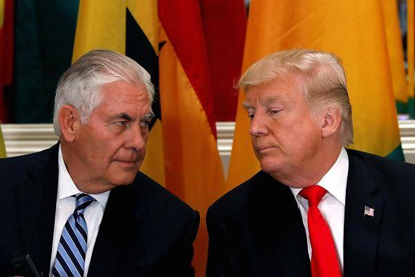 US President Trump sacks Rex Tillerson as state secretary